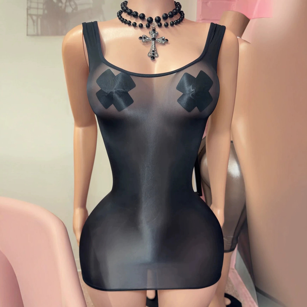 JENYAGE Sexy glänzendes, trans – Sexy Mesh Sheer Bodycon Dress Bewertung und Preis